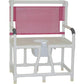 ConvaQuip Bedside Commodes - PVC Model 130-C10 Bariatric Bedside Commode - Fixed Arms